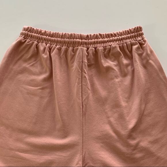 Via Penny Lane Reworked Apparel | The Rolling Stones Pink Graphic Shorts Large - Picture 9 of 10